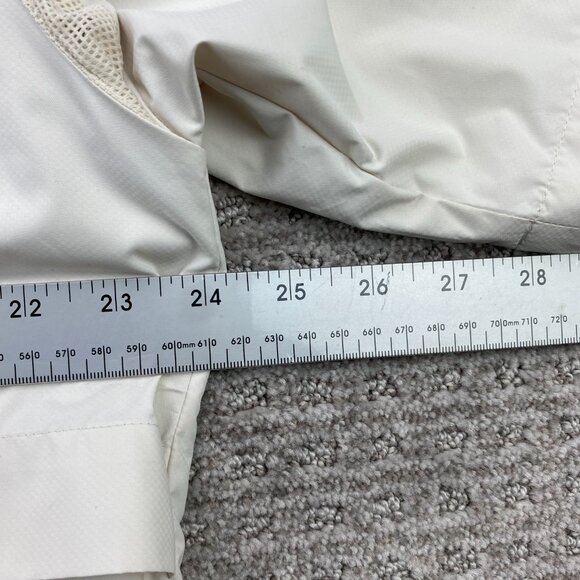 Vintage Chaps Golf Windbreaker Jacket Short Sleeve Men M Cream Pull Over Sweater - Picture 12 of 13